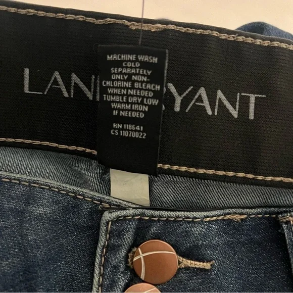 Lane Bryant Bootcut Tighter Tummy Tech Size 14R NWT Dark Blue Jeans Casual - Picture 8 of 10